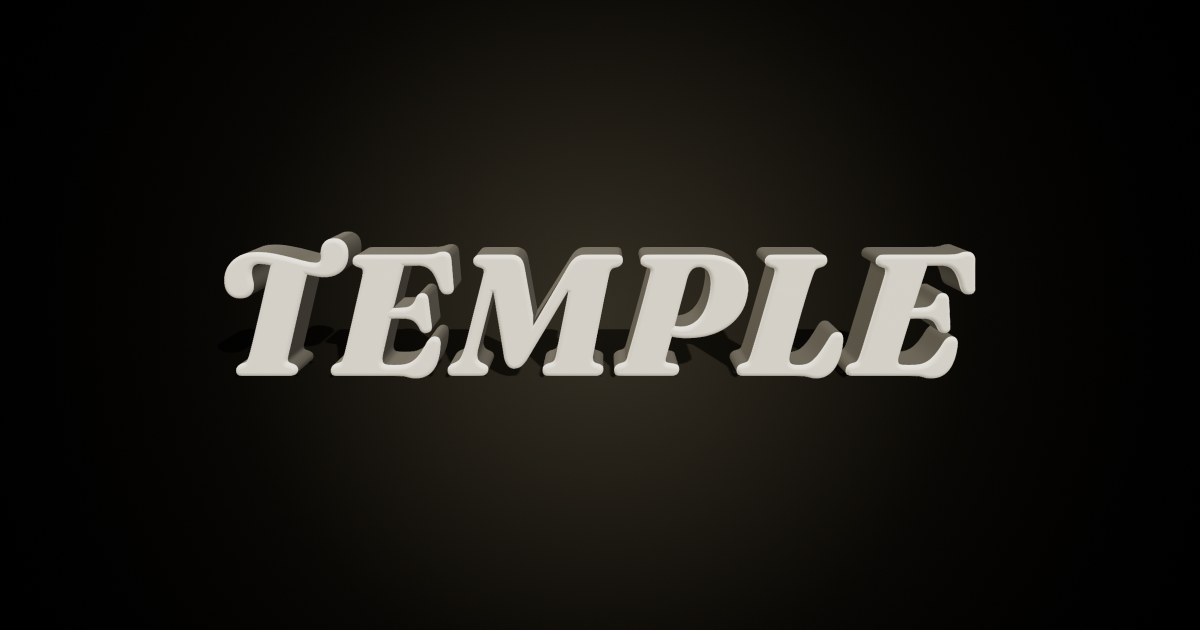 Ancient Stone 3D text effect