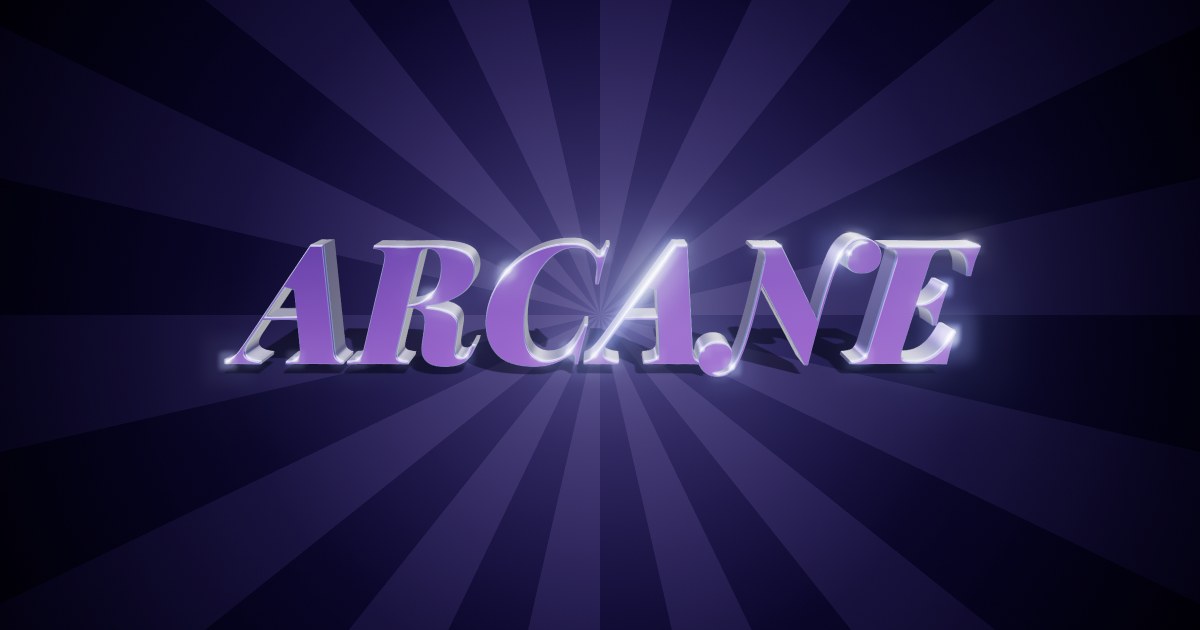 Arcane Magic 3D text effect