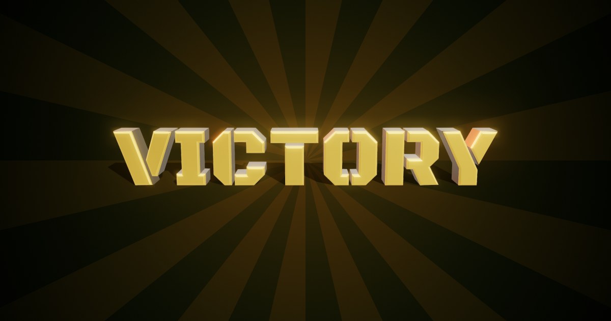 Battle Royale 3D text effect