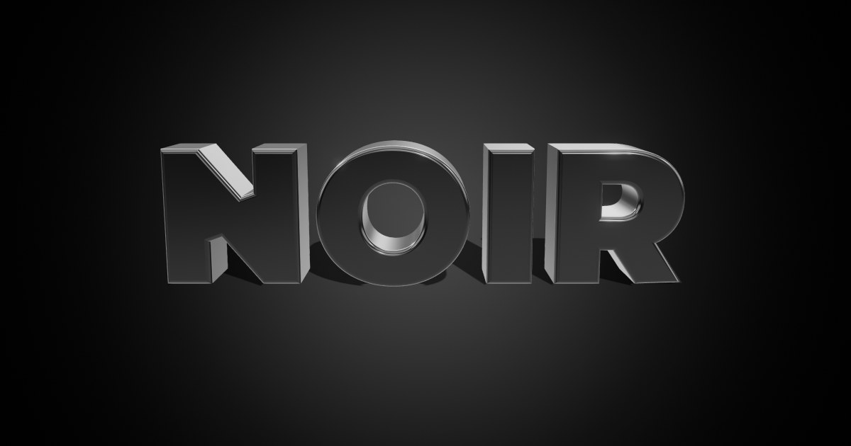 Piano Black 3D text effect