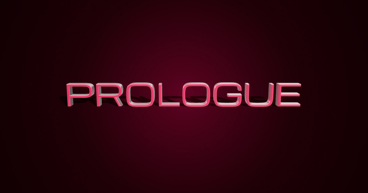 Prologue 3D text effect