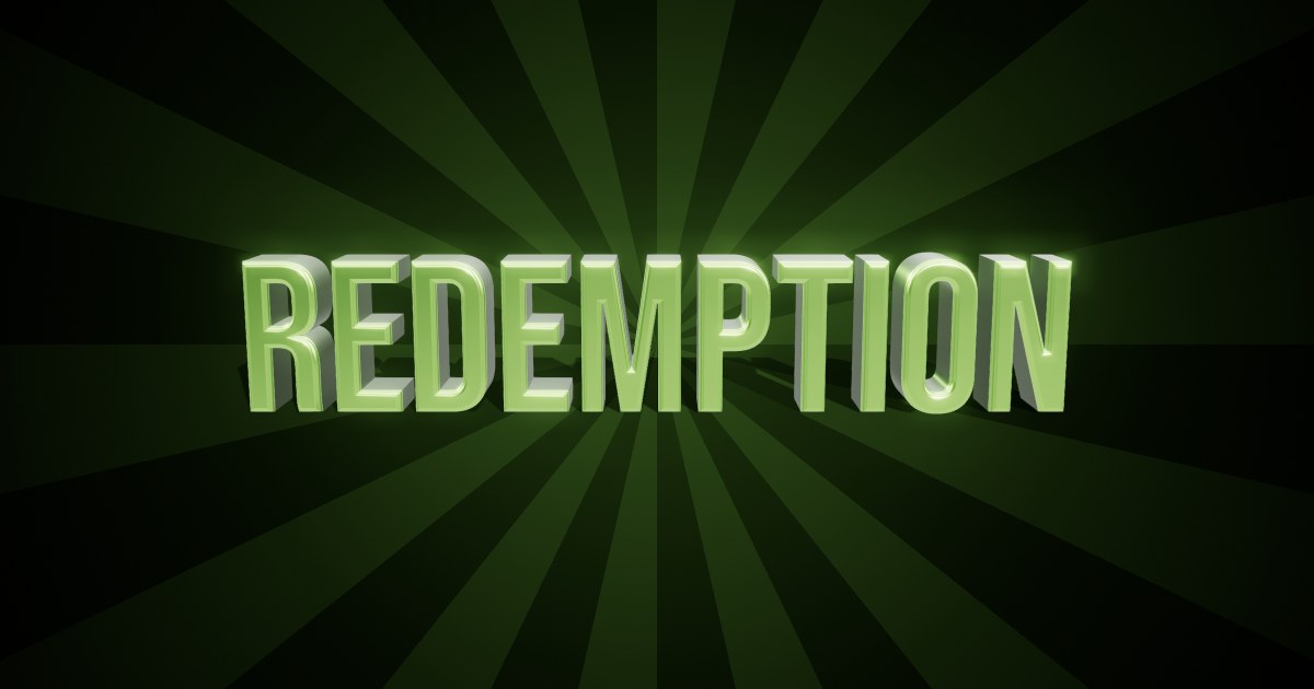 Redemption 3D text effect