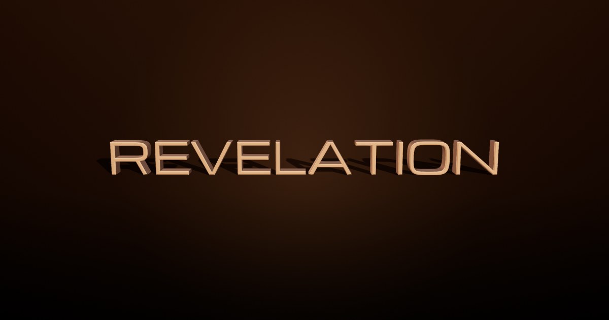 Revelation 3D text effect