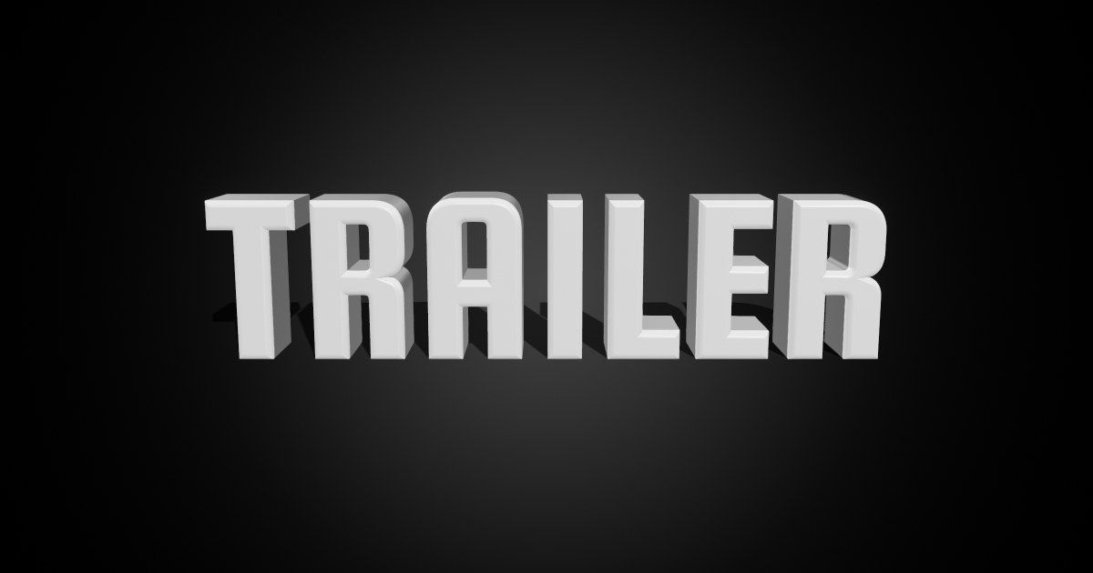 Trailer 3D text effect