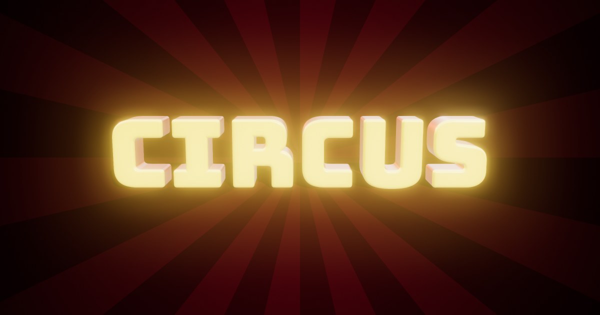 Big Top 3D text effect