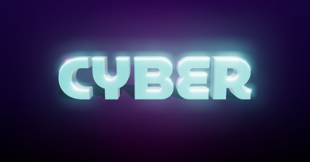 Cyber Arena 3D text effect