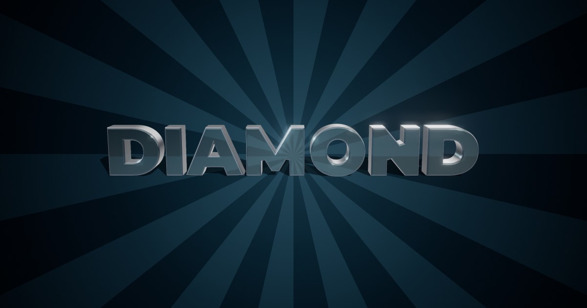 Diamond Ice 3D text effect