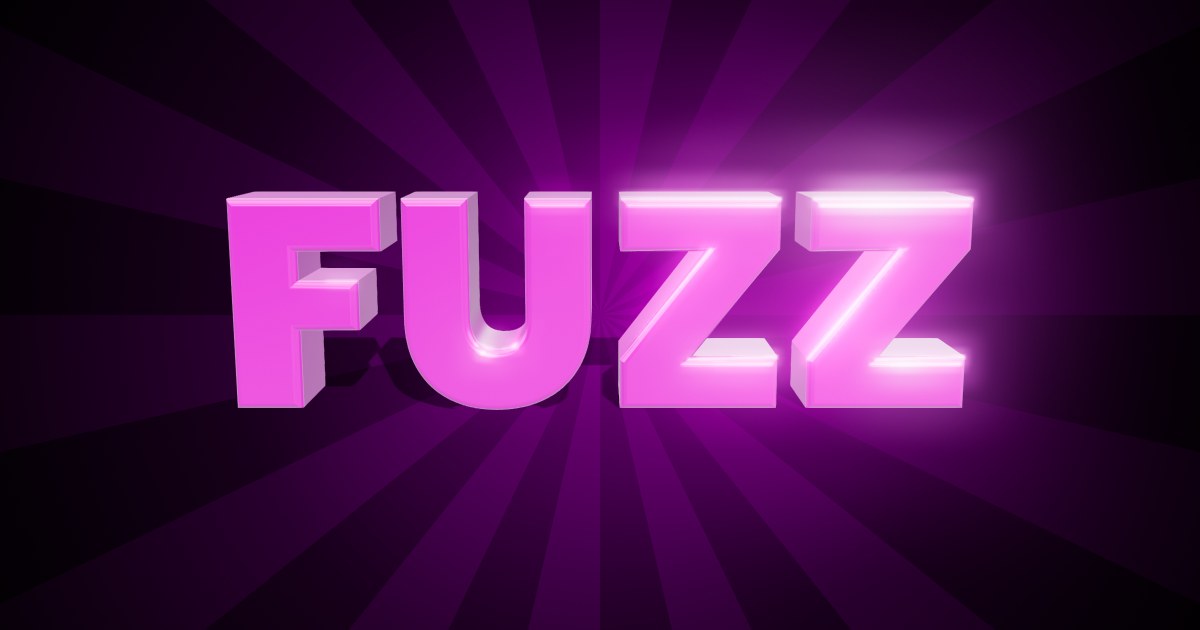 Fuzz 3D text effect