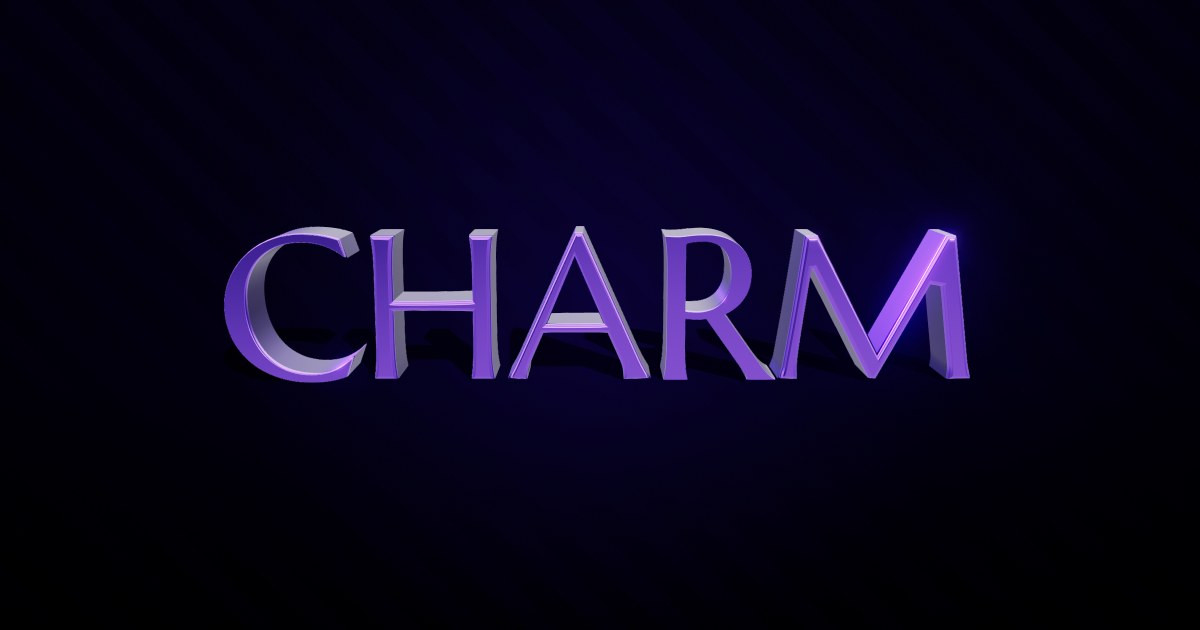 Charm 3D text effect