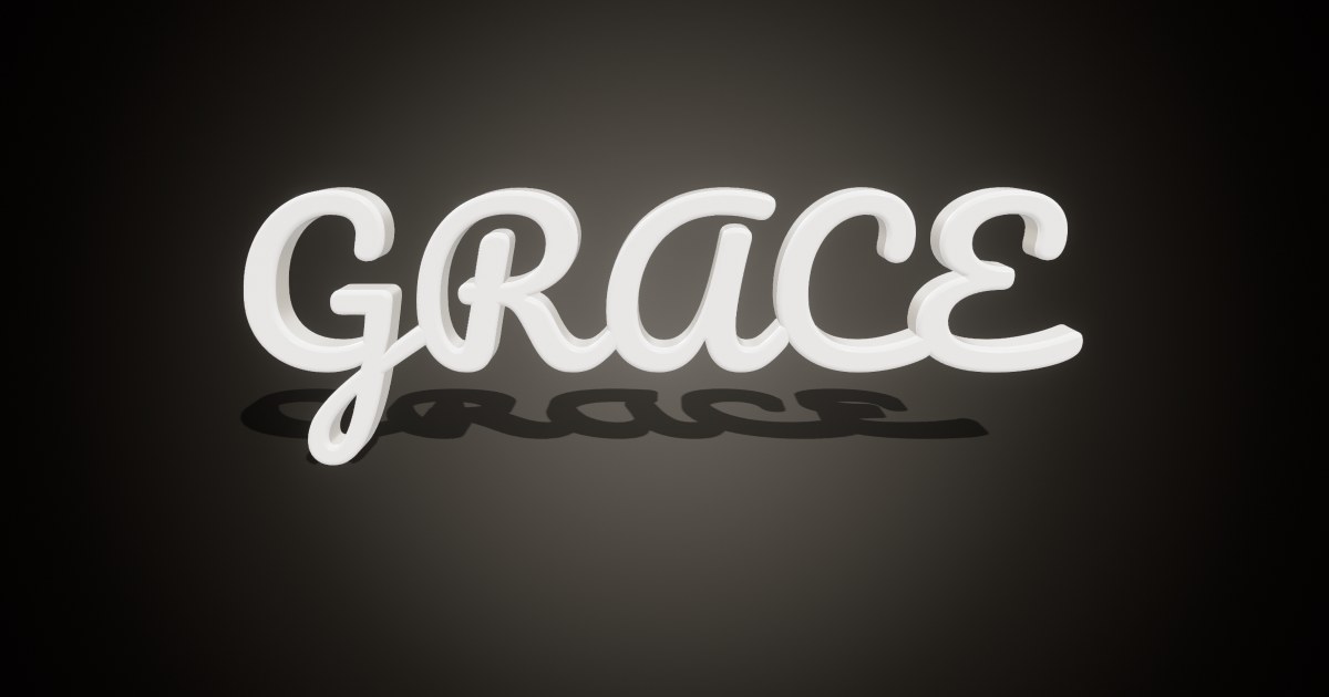 Grace 3D text effect