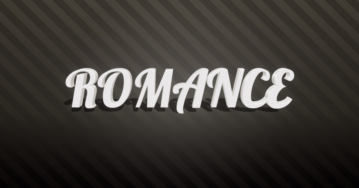 Romance 3D text effect
