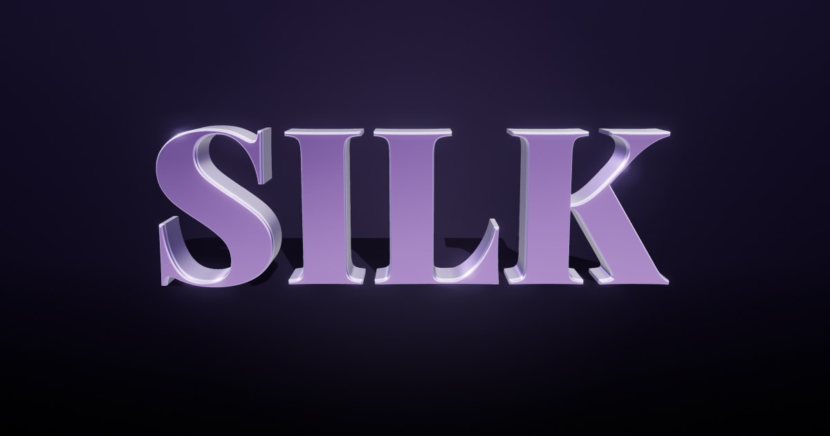 Silk 3D text effect