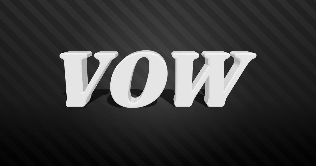 Vow 3D text effect