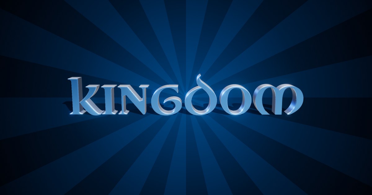 Kingdom 3D text effect