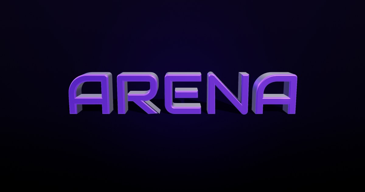 Arena 3D text effect