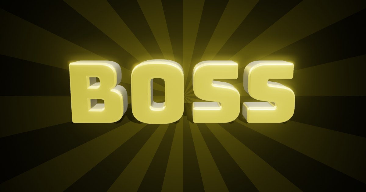 Boss 3D text effect