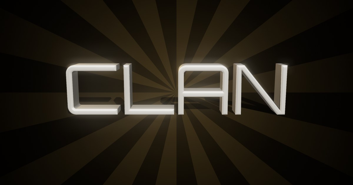 Clan 3D text effect