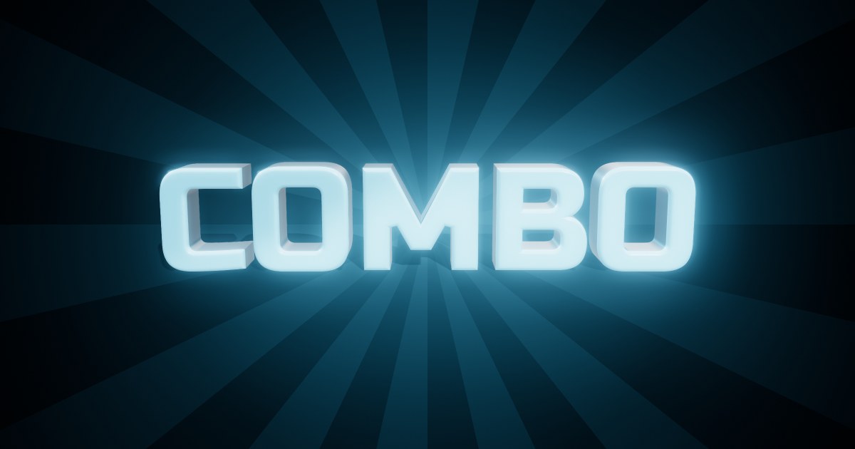 Combo 3D text effect