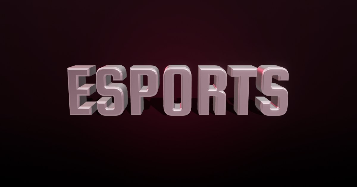Esports 3D text effect