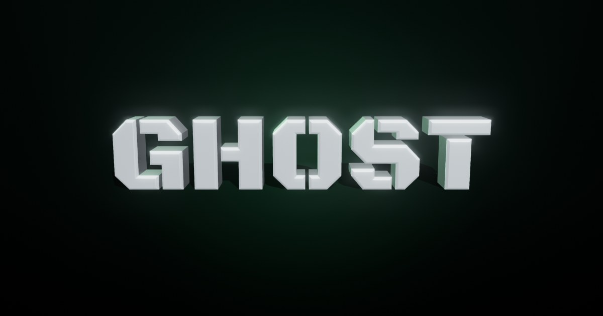 Ghost Squad 3D text effect