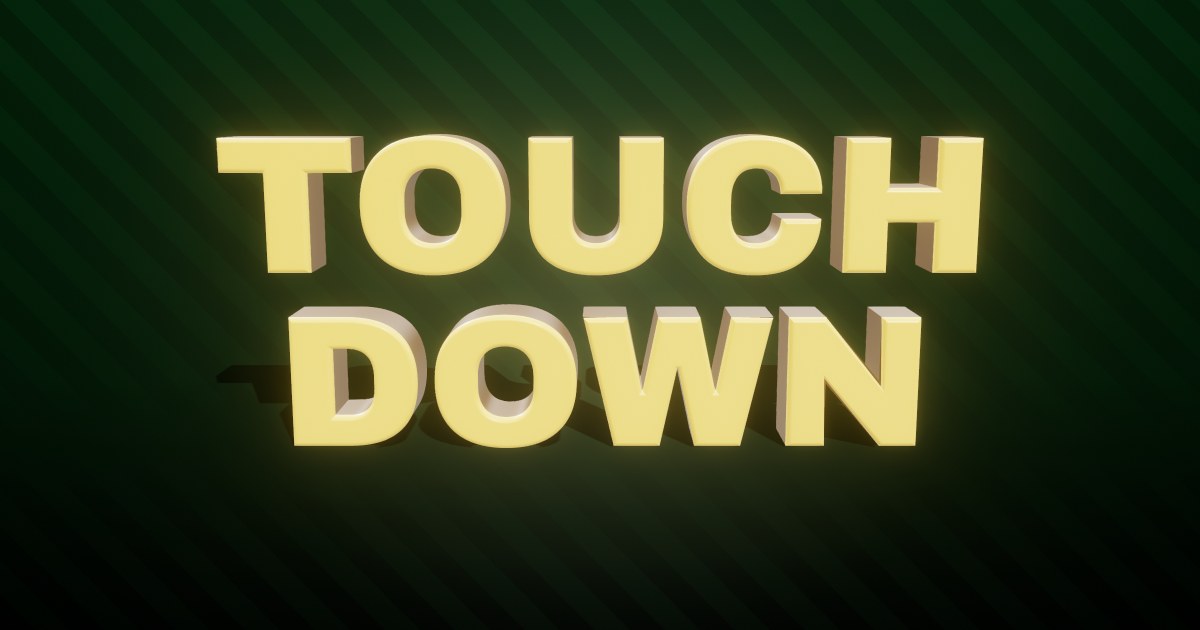 Gridiron 3D text effect