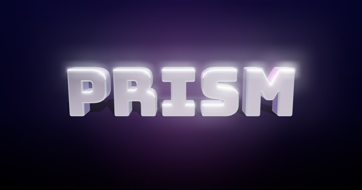 Rainbow Holo 3D text effect