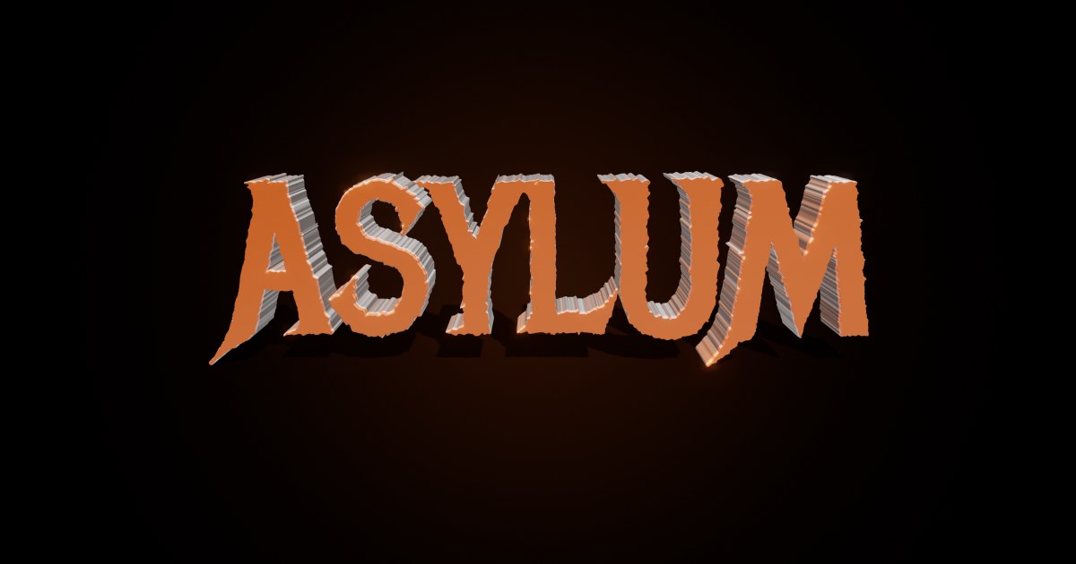 Asylum 3D text effect