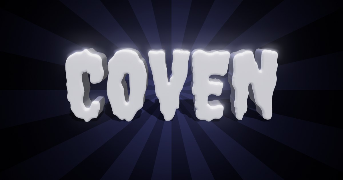 Coven 3D text effect