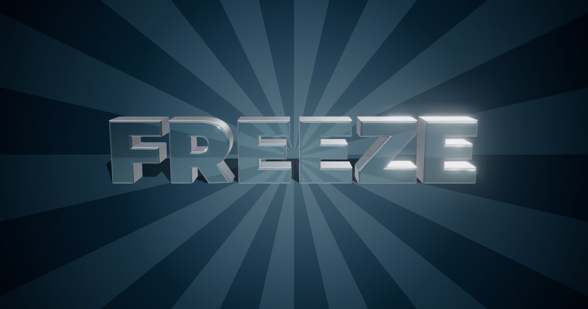 Ice Crystal 3D text effect