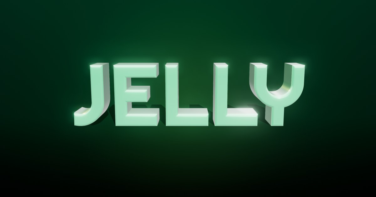 Jelly Bean 3D text effect