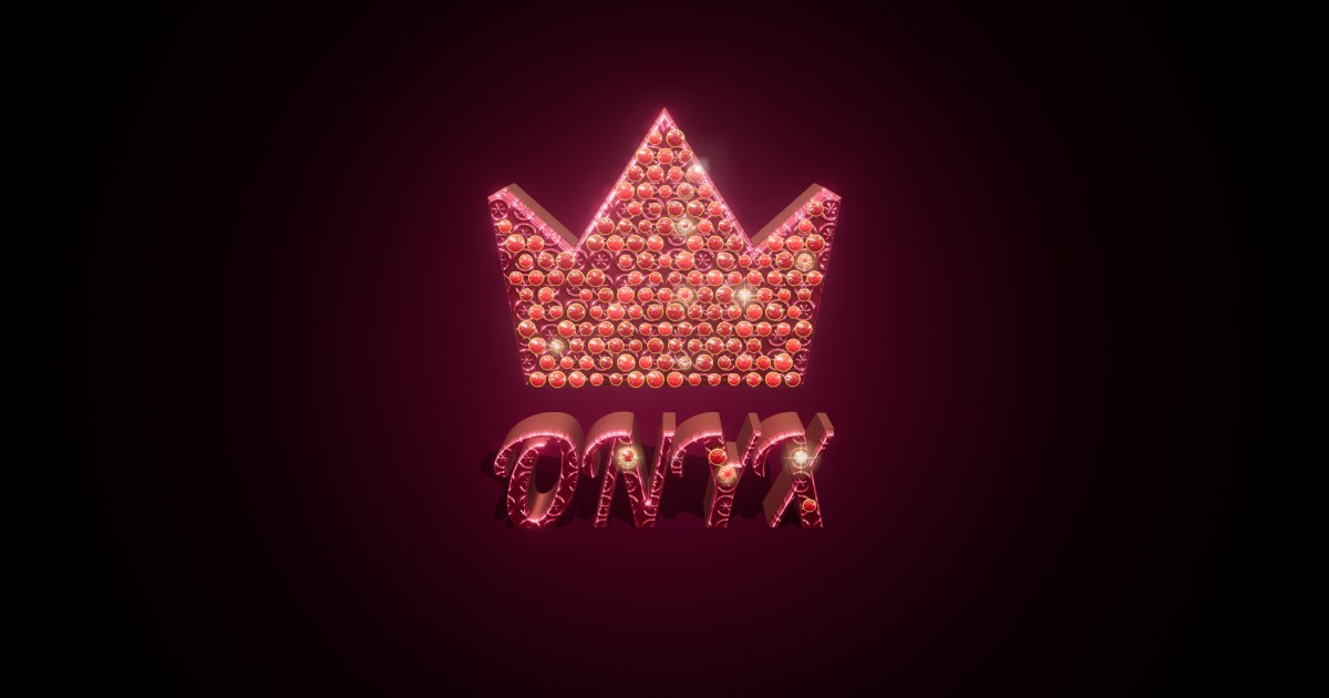 Onyx 3D text effect
