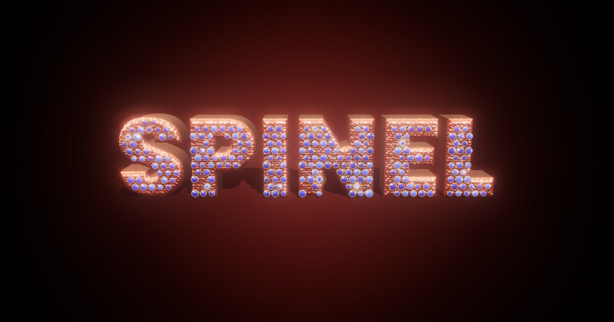 Spinel 3D text effect