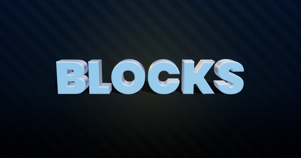 Toy Blocks 3D text effect