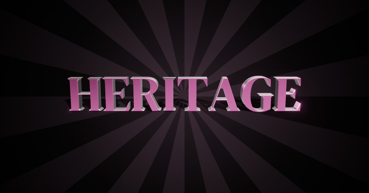 Heritage 3D text effect