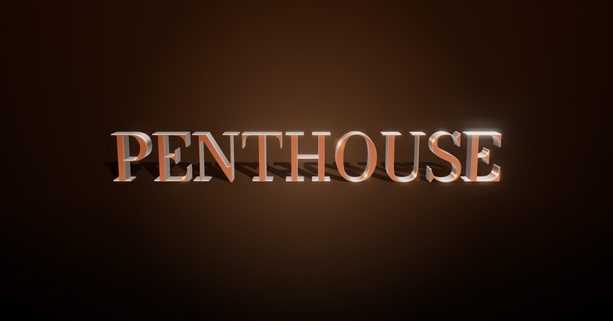 Penthouse 3D text effect