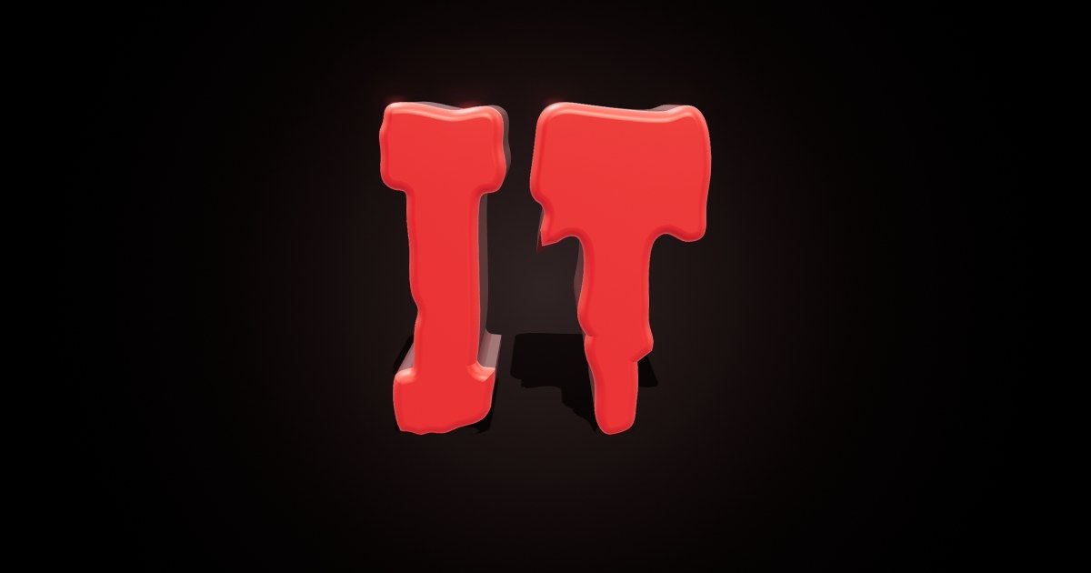 IT 3D text effect
