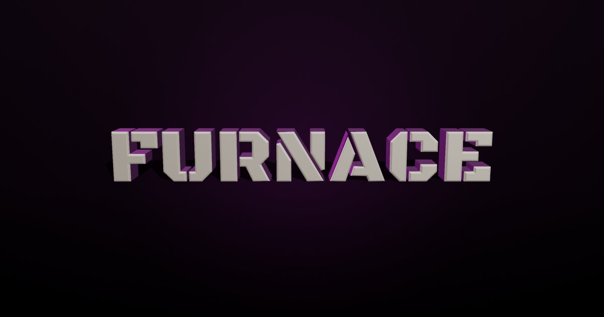 Furnace 3D text effect