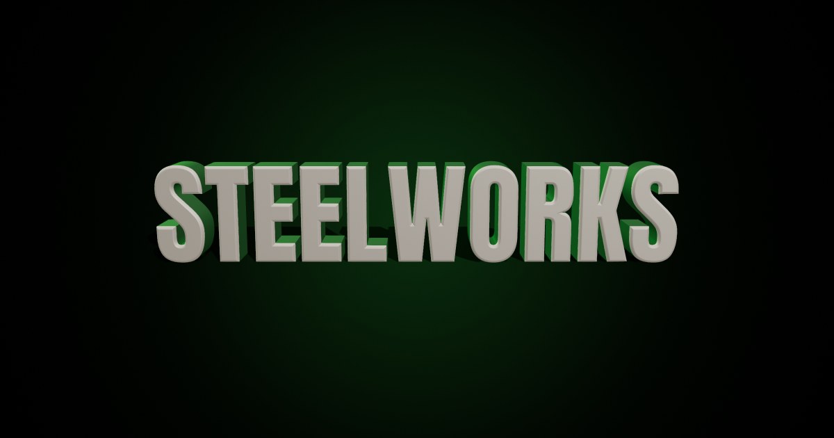 Steelworks 3D text effect