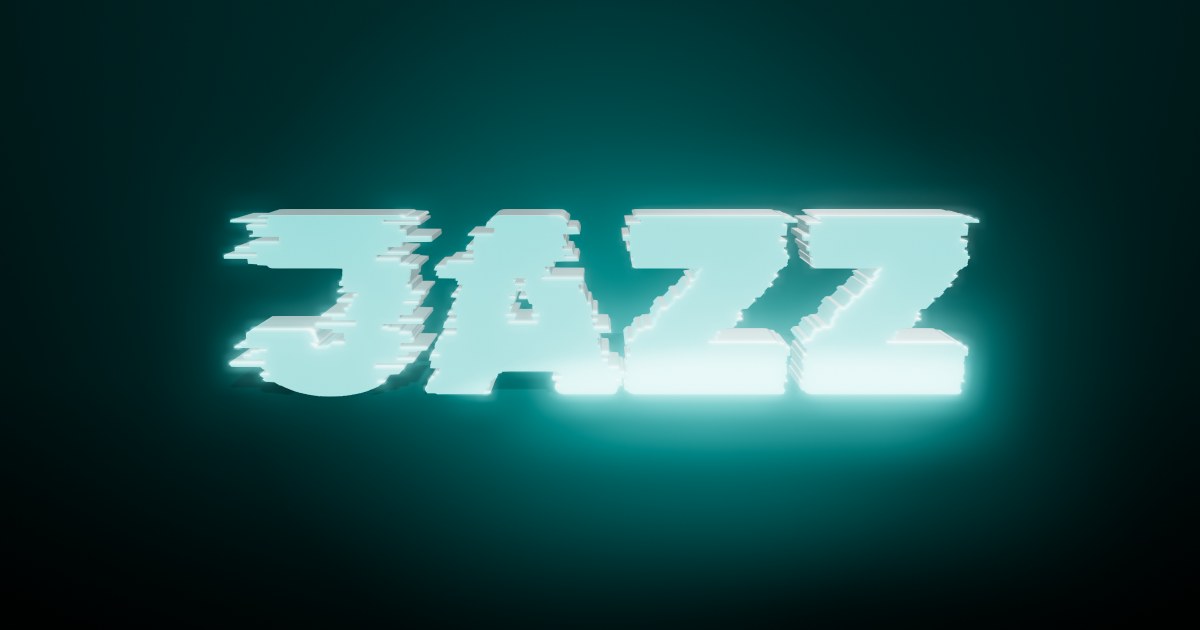 Jazz 3D text effect