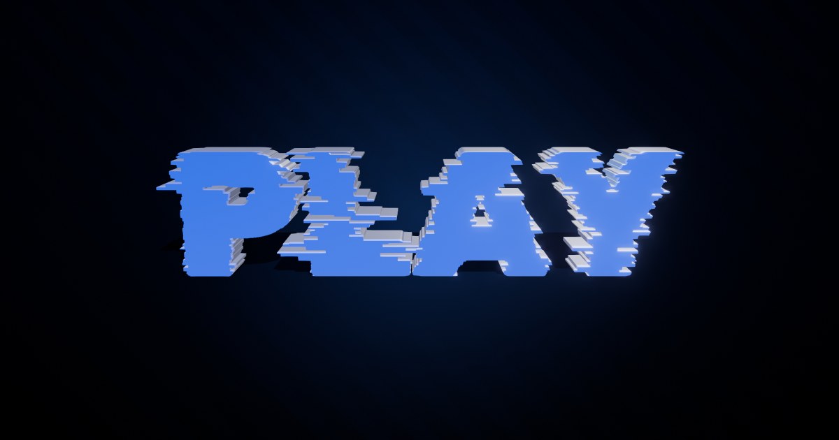 Play 3D text effect
