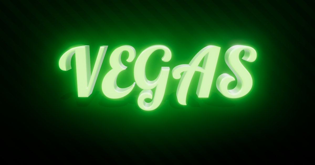 Vegas 3D text effect