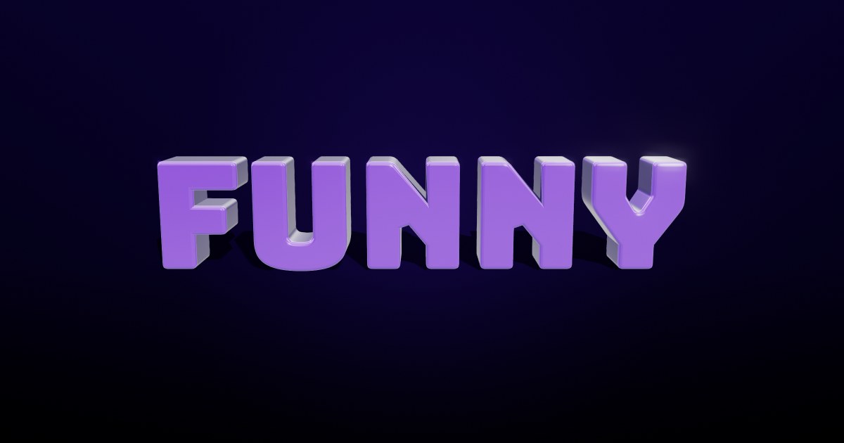 Funny 3D text effect