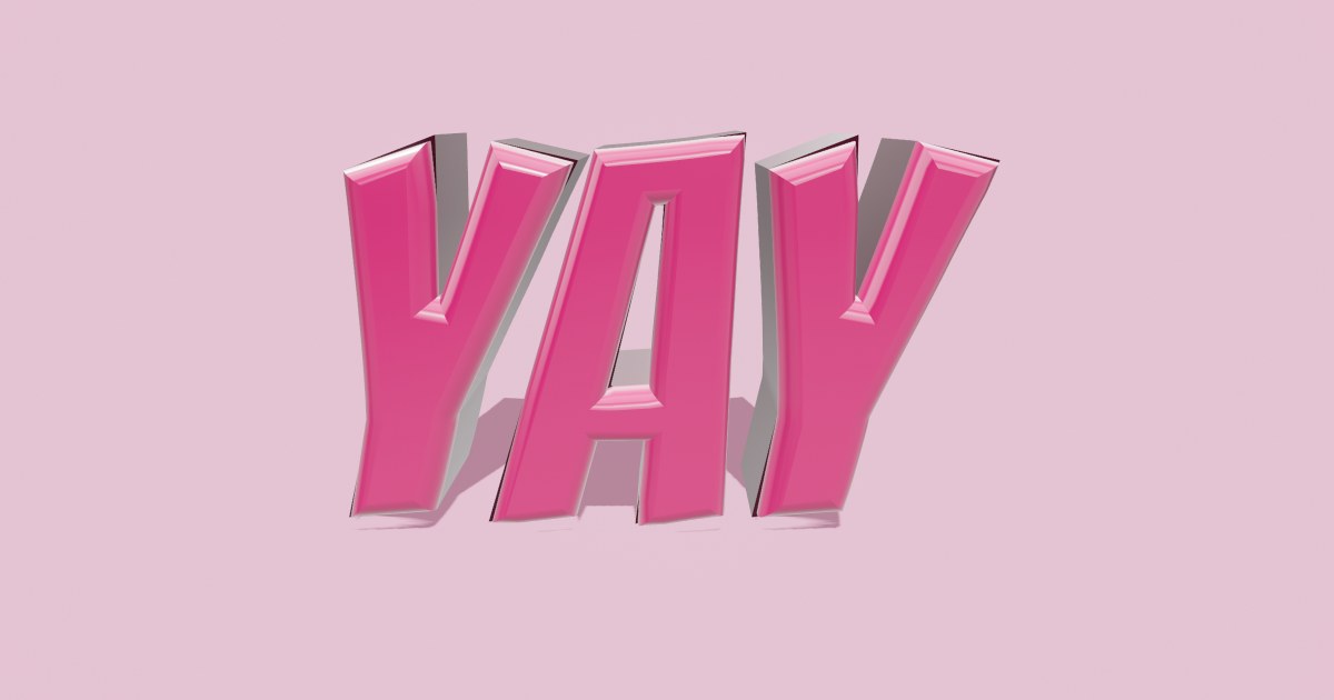 Yay 3D text effect