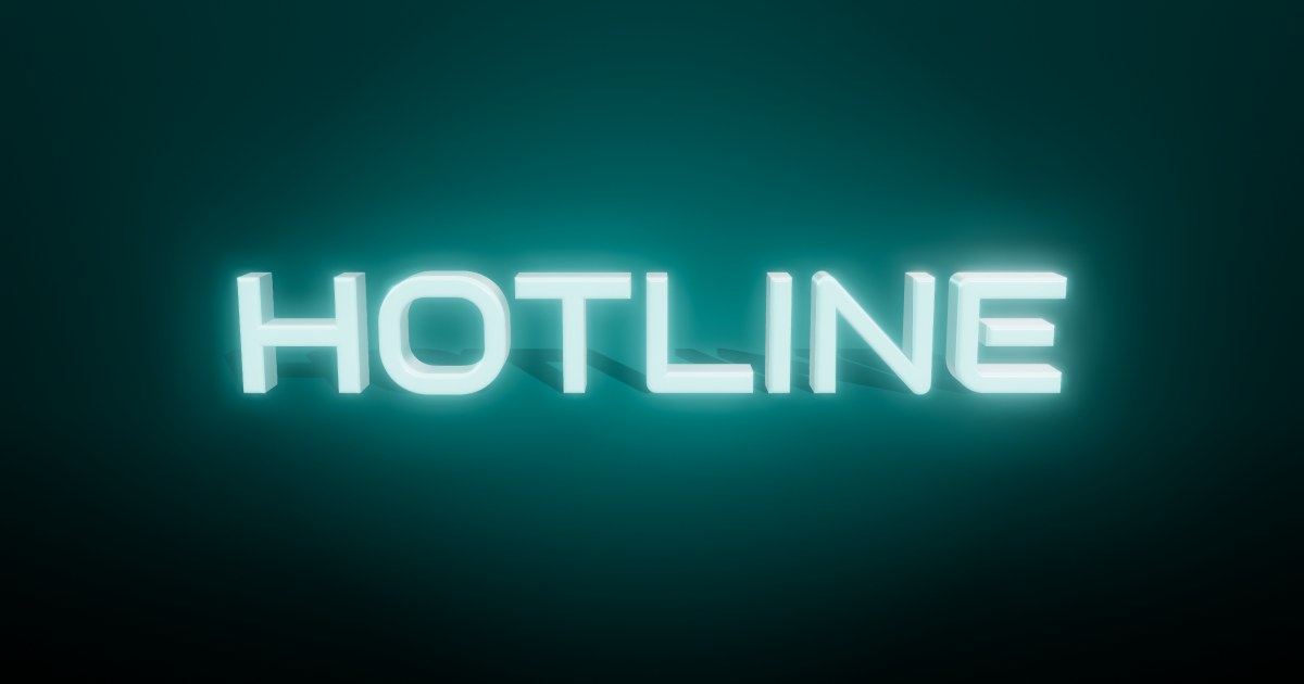 Hotline 3D text effect