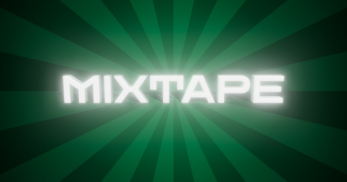 Mixtape 3D text effect
