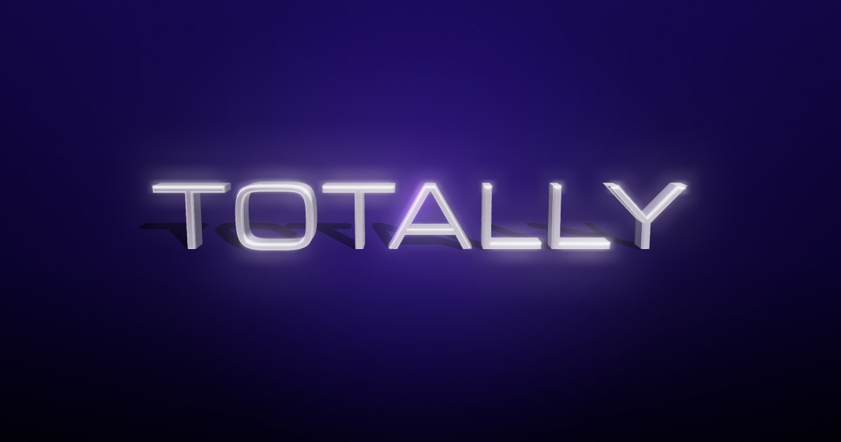 Totally 3D text effect