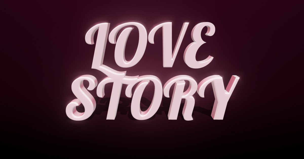 Soft Romance 3D text effect