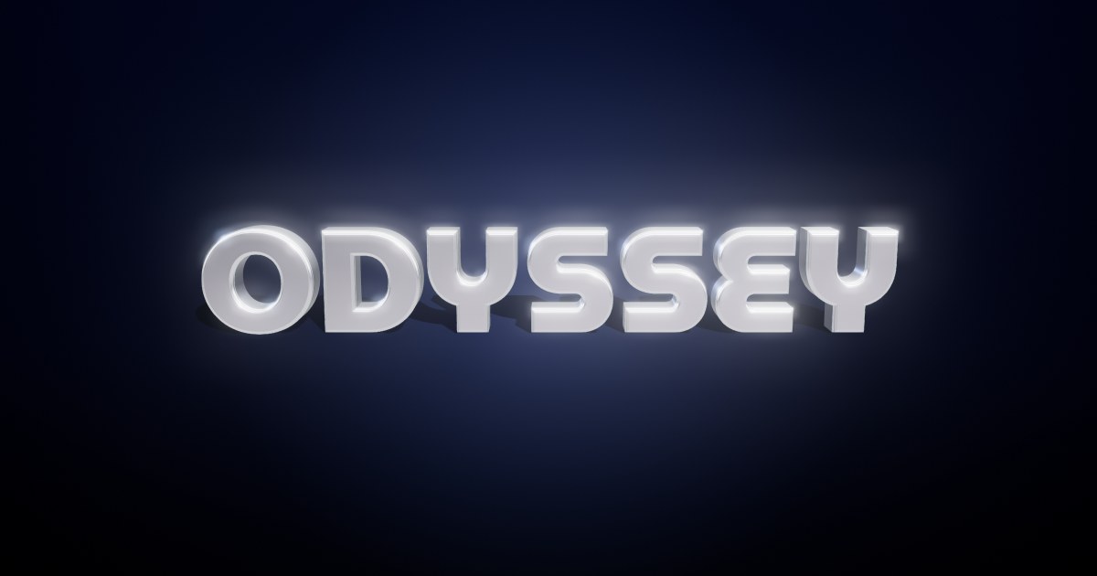 Deep Space 3D text effect