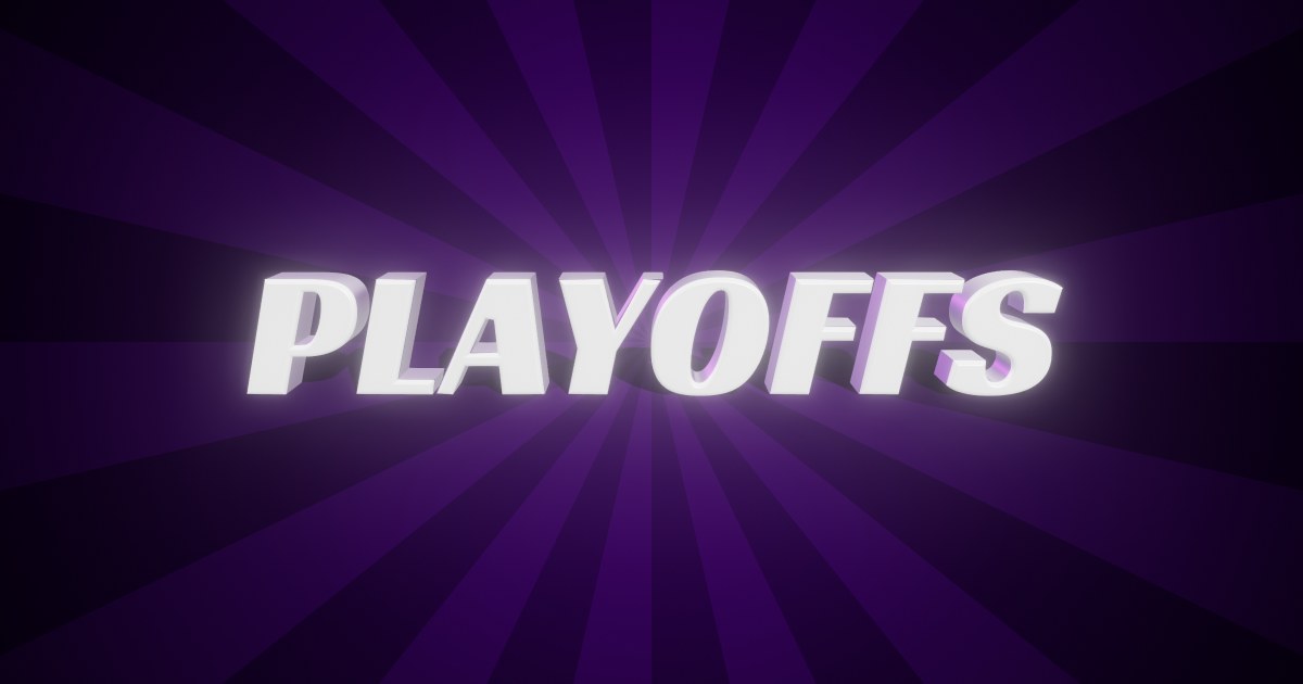 Playoffs 3D text effect
