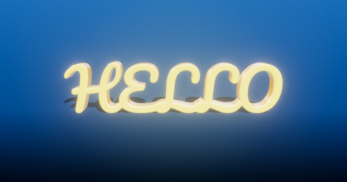 Sunny Day 3D text effect